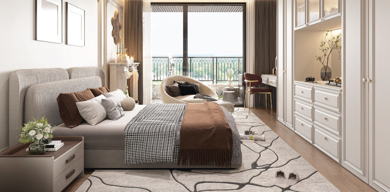 nội thất căn hộ studio dự án sunshine River Park Ciputra